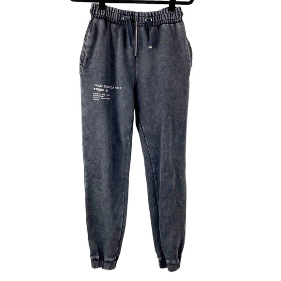 Jameson Carter Washed-Out Sweatpants Dark Gray - Picture 1 of 6